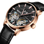 Men's Mechanical Automatic Double Tourbillon Watch Waterproof