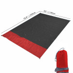 Customized LOGO Outdoor Camping Nylon Pocket Picnic Mat