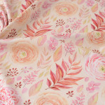 Soft Thin Skirt Plant Flower Pastoral Fabric Cotton