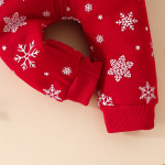 Baby Christmas Sweater Fabric Ears Hooded Jumpsuit Baby Romper