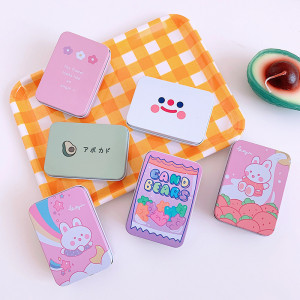 Creative Cute Hand Account Material Sticker Storage Iron Box