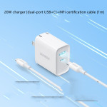 20W Dual-port Charging Head Multi-port Usb Universal Data Cable