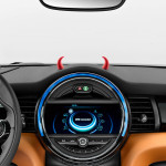 CAR Mini Steering Wheel Devil Horn Decorative Sticker Ornaments