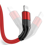 Three-in-one Data Cable 66W Quick Charge One Drag Three