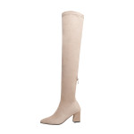 Elastic Thin Boots Fashion Knee Length