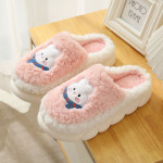 Thick Plush Cute Slippers Female Indoor