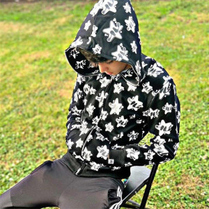 XINGX Printed Hoodie Women's Commuter Jacket