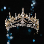 Alloy Electroplate Crowns Korean Style