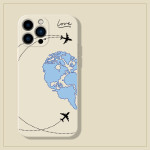 Aircraft Illustrator Suitable For 4 Phone Case I13promax Cute 12 Liquid Silicone 11 Soft Shell