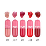 Mini Capsule Lip Color 5 Color Case Velvet Matte Non Staining Cup Color