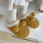 Women's Winter New Korean Fashion Home Non Slip Warm Plush Shoes