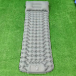 Outdoor Camping Travel Portable Inflatable Cushion Built-in Foot Inflatable