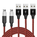 Mobile Phone USB Braided Nylon Charging Data Cable