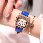 Quartz Watch Genuine Leather Belt Ladies Watch Ladies Diamonds