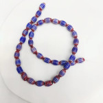 Bouquet Mille-fleurs Glass Straight Hole Beads String Material