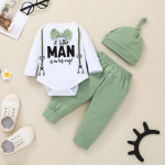 Letter Long Sleeve Fashion Baby Pants Suit