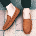 Cow Leather On The Top Of Men's Bean Shoes