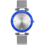 Elegant Temperament Simple Quartz Ladies Metal Mesh Strap Watch