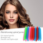 Plastic Long Styling Barber Salon Tool Hairdressing Spiral Hair Perm Rod Hairdressing Curler Rollers Salon Tool