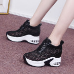 Sports Casual Single Shoes Women's Platform Net Shoes