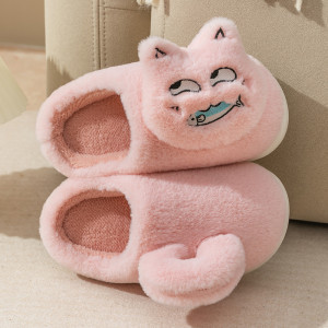 Autumn And Winter Household Anti-skid Student Warm Cotton Slippers