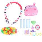 3‑In‑1 Baby Play Mat Fitness Frame Infant Gym Playing Mat with Balls Pendant Toy Set2# 