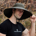 Men's Big Brim Bucket Hat Summer Shade