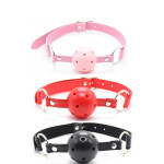 Leather Plastic Mouth Collar Extension Plug Ball