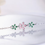 Drop Glaze Flower Daisy Bracelet Japanese And Korean Style