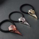 Retro Viking Crow Skull Symbol Head Rope