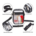 Transparent PVC Shoulder Messenger Bag Waterproof