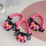 Black Double Ear Bow Knot Pro Protective Case