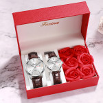 Fasina 2020 Couple Models For Life 1314 Simple Female Watch Male Valentine'S Day Gift Watch Set