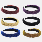 European and American New Bright Silk Headband