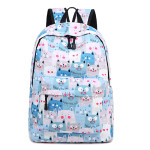 Fashion Printed Backpack Female Student