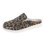 Women's Leopard Print Semi-support Slip-on Shoes