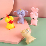 Cute Creative Decompression Chicken Cartoon Animals Pinch Music Toys