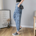 Students' High Waist Loose Overalls Casual