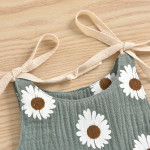 Baby Chrysanthemum Sling Romper