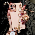 Four Leaf Grass Chain Mobile Phone Case