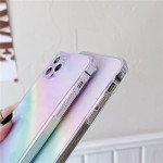 Side Rainbow Transparent Phone Case