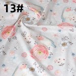 Soft Thin Skirt Plant Flower Pastoral Fabric Cotton