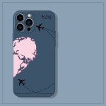 Aircraft Illustrator Suitable For 4 Phone Case I13promax Cute 12 Liquid Silicone 11 Soft Shell