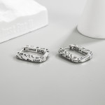 Women's Niche Design Oval Graffiti Earrings