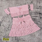 Hand-crocheted Bikini Top Mini Skirt