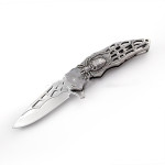 Stainless Steel Folding Knife Outdoor Folding Self-defense Multifunctional Survival