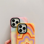 Korean Graffiti Gradient Flower Phone Case