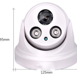 Surveillance camera night vision monitor