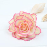 The new red roses flocking cloth headdress hairpin hairpin DIY hair bride wedding high-grade flowers hairpin