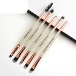 Factory Wholesale Maange 5 Double-Head Eye Brushes, Eyelash Brush, Makeup Brush Set